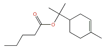 2-(4-Methylcyclohex-3-enyl)-propan-2-yl pentanoate